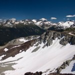 Snow in Whistler's Alpine in late-July