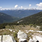 Blackcomb VIew Into Fitzsimmons Valley