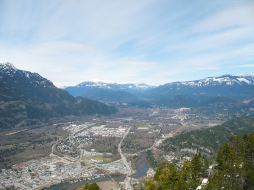 View of Squamish from the Chief