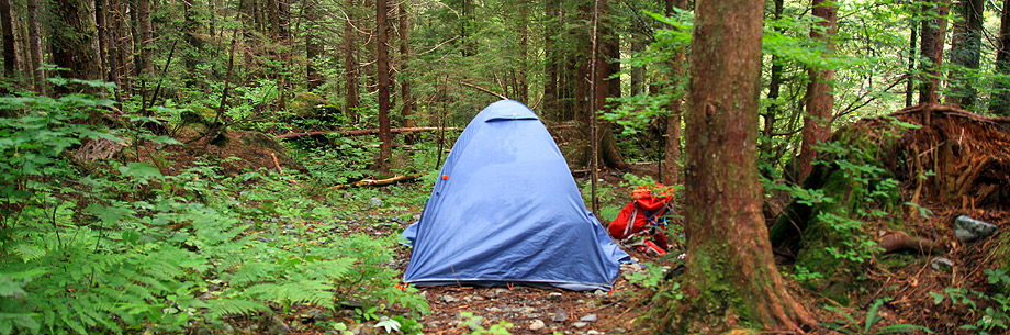 Hiking in the Backcountry and Camping Overnight