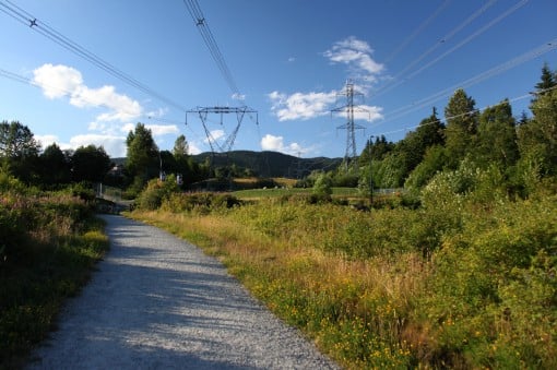 The Coquitlam Crunch under the powerlines.