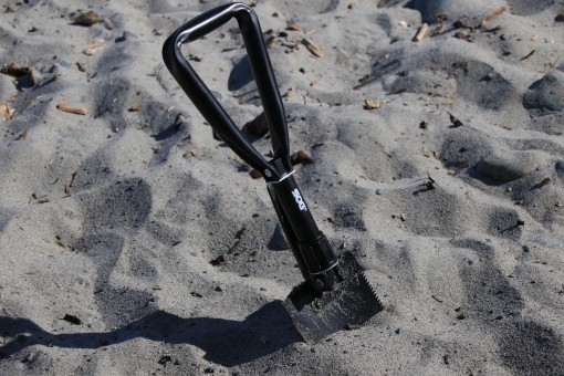 SOG Entrenching Tool in Sand