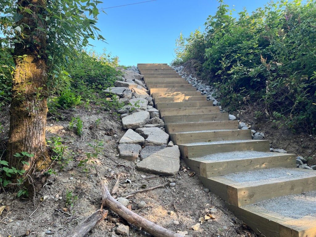 PoCo Climb Trail Stairs