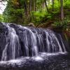 Rolley lake upper waterfall