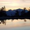 Sunset Reflection, Elfin Lakes