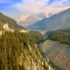 Athabasca glacier sky trail