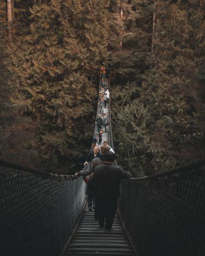 Twin Falls In Lynn Canyon