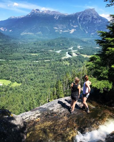 Schoolhouse Mountain Falls Trail In Bella Coola