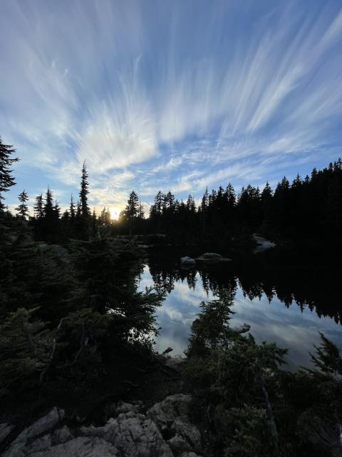 Mystery Lake At Mount Seymour