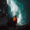 Ice Cave in Wedgemount Lake Trail