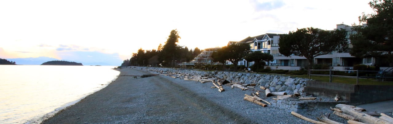 A view of the Strait of Georgia from Sechelt