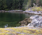 A view of the inner bay near Francis Point on the Sunshine Coast